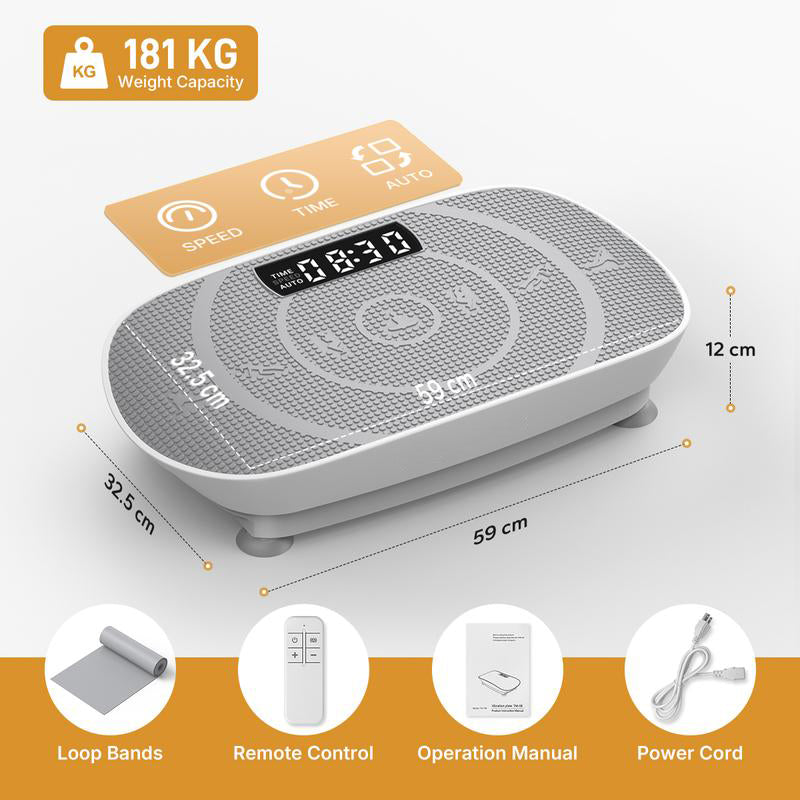 Vibration Plate Exercise Machine Capacity 181KGS