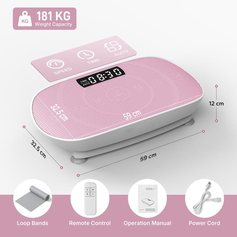 Vibration Plate Exercise Machine Capacity 181KGS