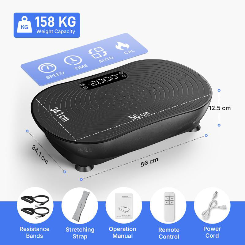 Vibration Plate Exercise Machine Capacity 181KGS