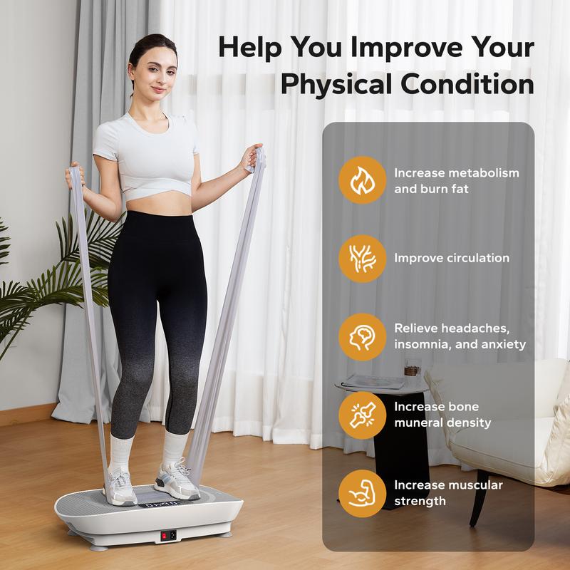 Vibration Plate Exercise Machine Capacity 181KGS