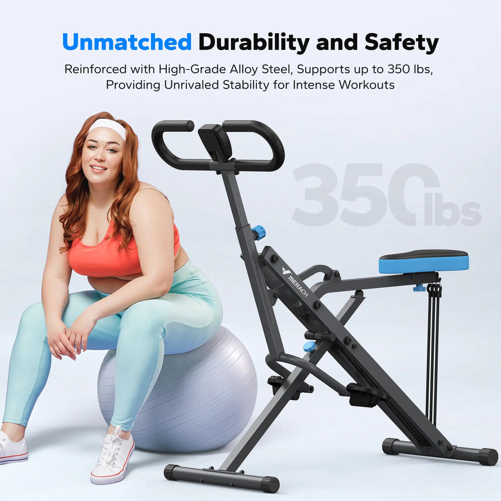 2-in-1 Squat Rowing Machine