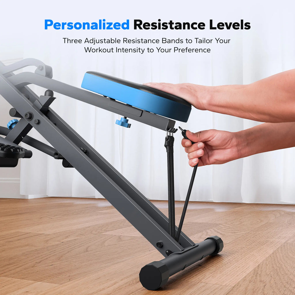 2-in-1 Squat Rowing Machine