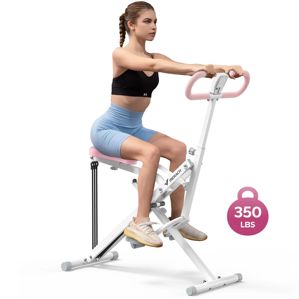 2-in-1 Squat Rowing Machine